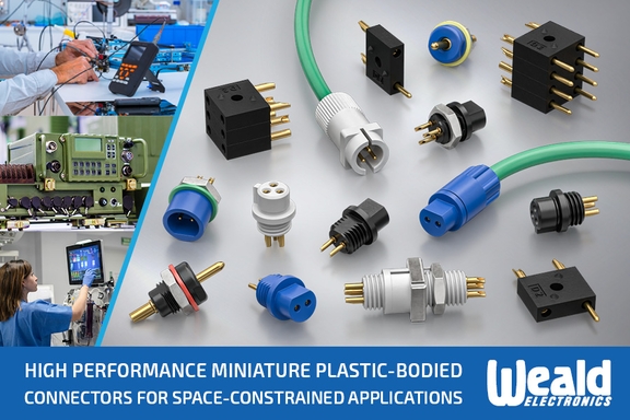 SM, SMA, SMC and D2 Range Miniature Connectors with 1, 2 or 3 contacts up to 12A