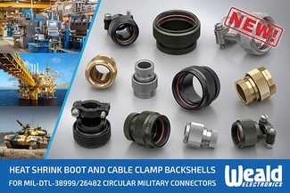 LMA69 / LMA79 AS85049 Cable Clamp and Heat Shrink Boot backshells for MIL-DTL-26482 / 38999 connectors