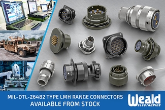 LMH Range MIL-DTL-26482 Series 1 Connectors, alternative to Amphenol 62GB and 62IN Series 