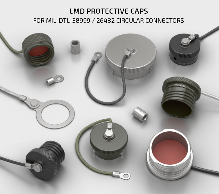 LMD Protective Caps MIL-DTL-38999-26482