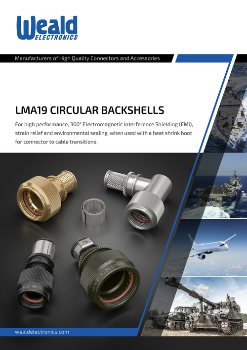 LMA19 - MIL-DTL-38999/26482 Circular Backshell Catalogue