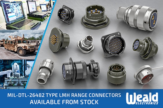 LMH Range MIL-DTL-26482 Series 1 Connectors, alternative to Amphenol 62GB and 62IN Series 