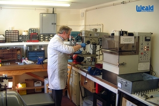 Weald Electronics Machine Shop, 1990s.