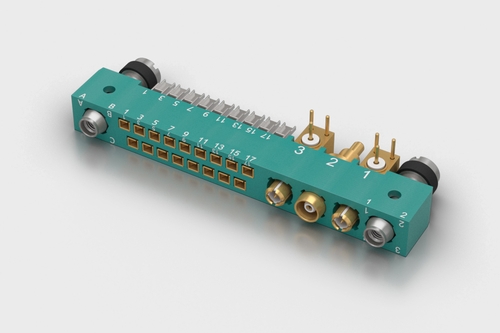 801 PCB Signal/Coaxial Connector (ITW McMurdo)