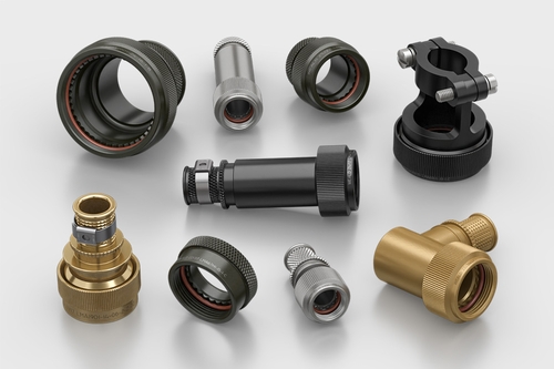 AS85049/M85049 circular backshells and adaptors for MIL-DTL-38999, 26482, 5015 and AS/8STA motorsport connectors