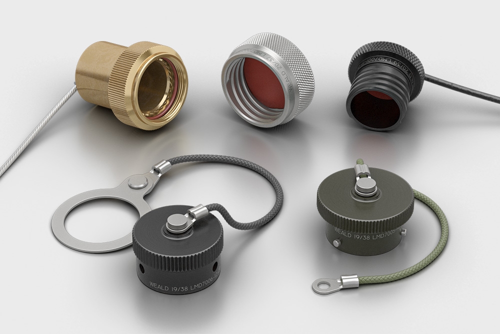 D38999 / MIL-DTL-38999 / 26482 Circular Protective Caps