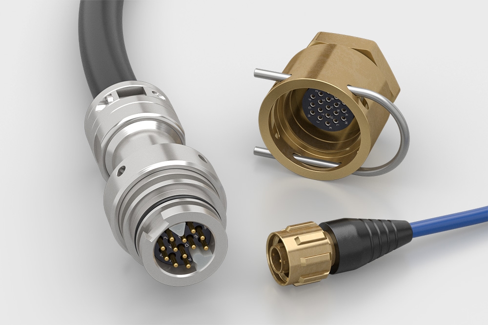 LMG Heavy Duty Connectors, made of Brass ot Stainless Steel, ideal for Geophysical, Mining, Marine and Petrochemical applications