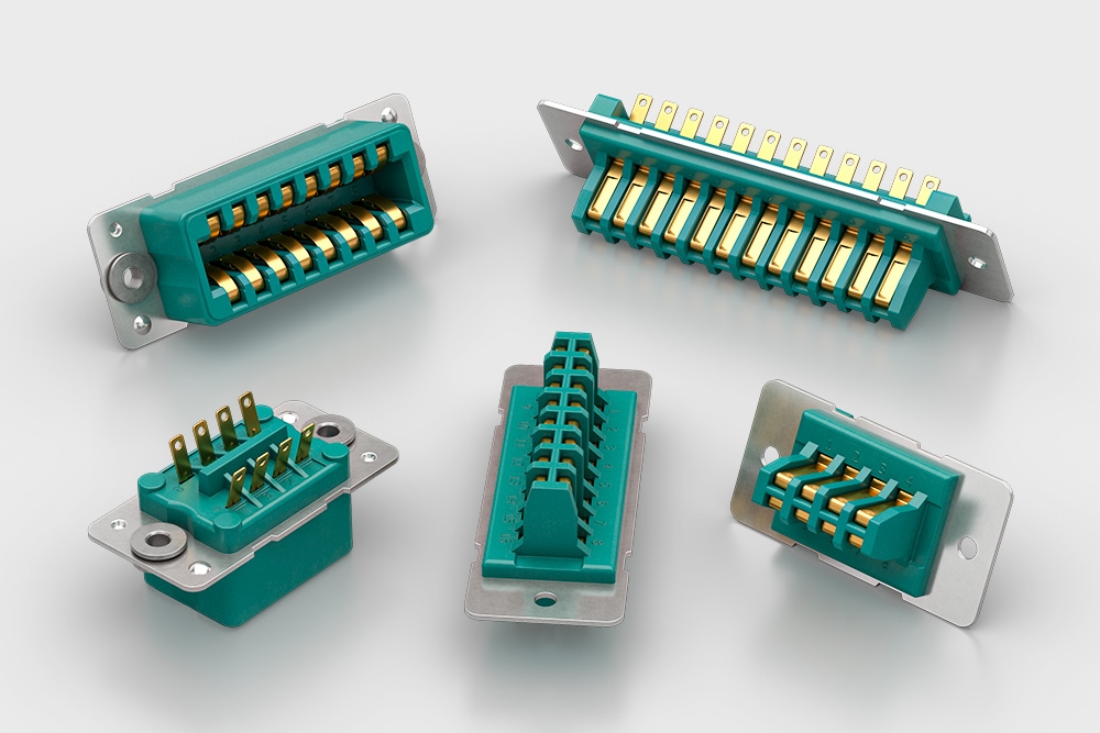 LMR Range Connectors alt to ITW McMurdo Red Range Rack and Panel, 5A, 800V, 8, 16, 24 and 32 pins