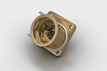 Image of LMG Heavy Duty Connector, Fixed Square Flange Panel Mounted, for mining, geophisical and marine applications